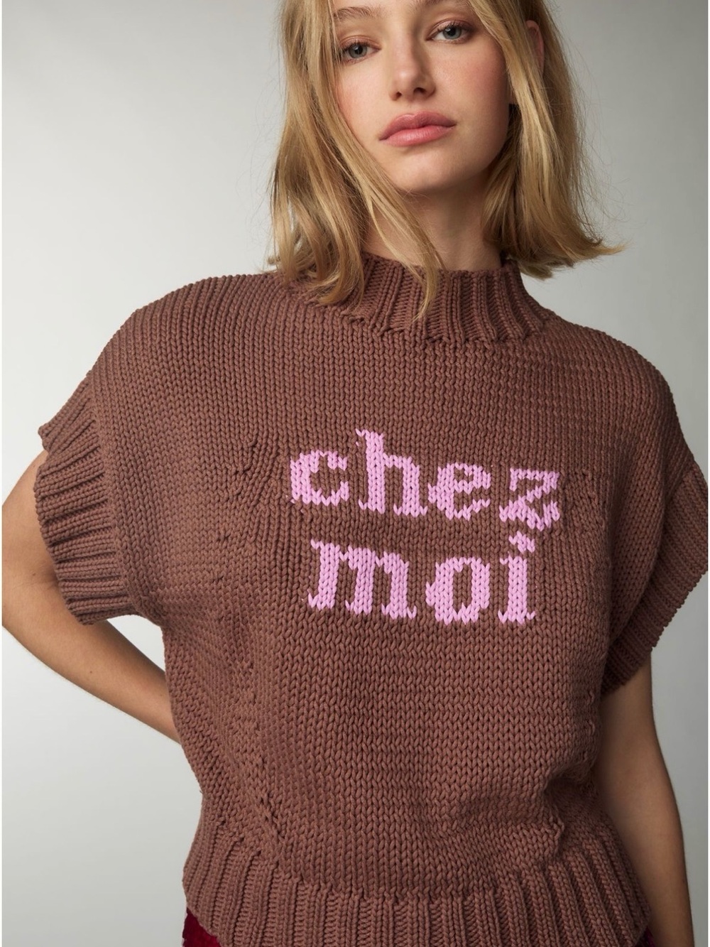 NWT Pippa Mock-Neck Sweater by Maeve: Extended Shoulder Edition - XS